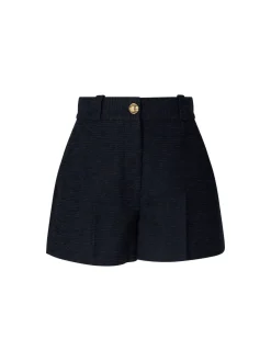 Shorts 'Esense Teke' aus Tweed Marineblau