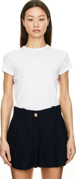 Shorts 'Esense Teke' aus Tweed Marineblau