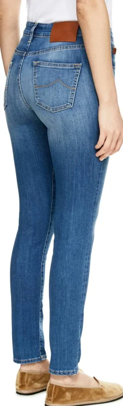 Skinny-Fit Jeans 'Kimberly' Mittelblau