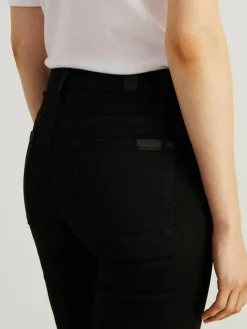 Skinny-Fit Jeans Schwarz