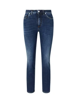 Slim-Fit Jeans 'Embrace' Mittelblau