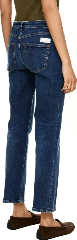 Slim-Fit Jeans 'Embrace' Mittelblau