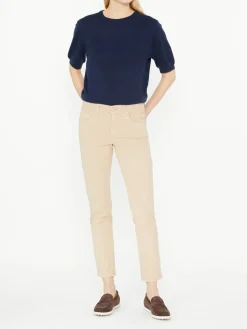 Slim-Fit-Jeans 'Piper Cropped' Beige