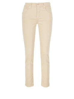 Slim-Fit-Jeans 'Piper Cropped' Beige
