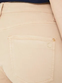 Slim-Fit-Jeans 'Piper Cropped' Beige