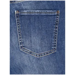 Slim-Fit-Jeans 'Piper Cropped' Mittelblau