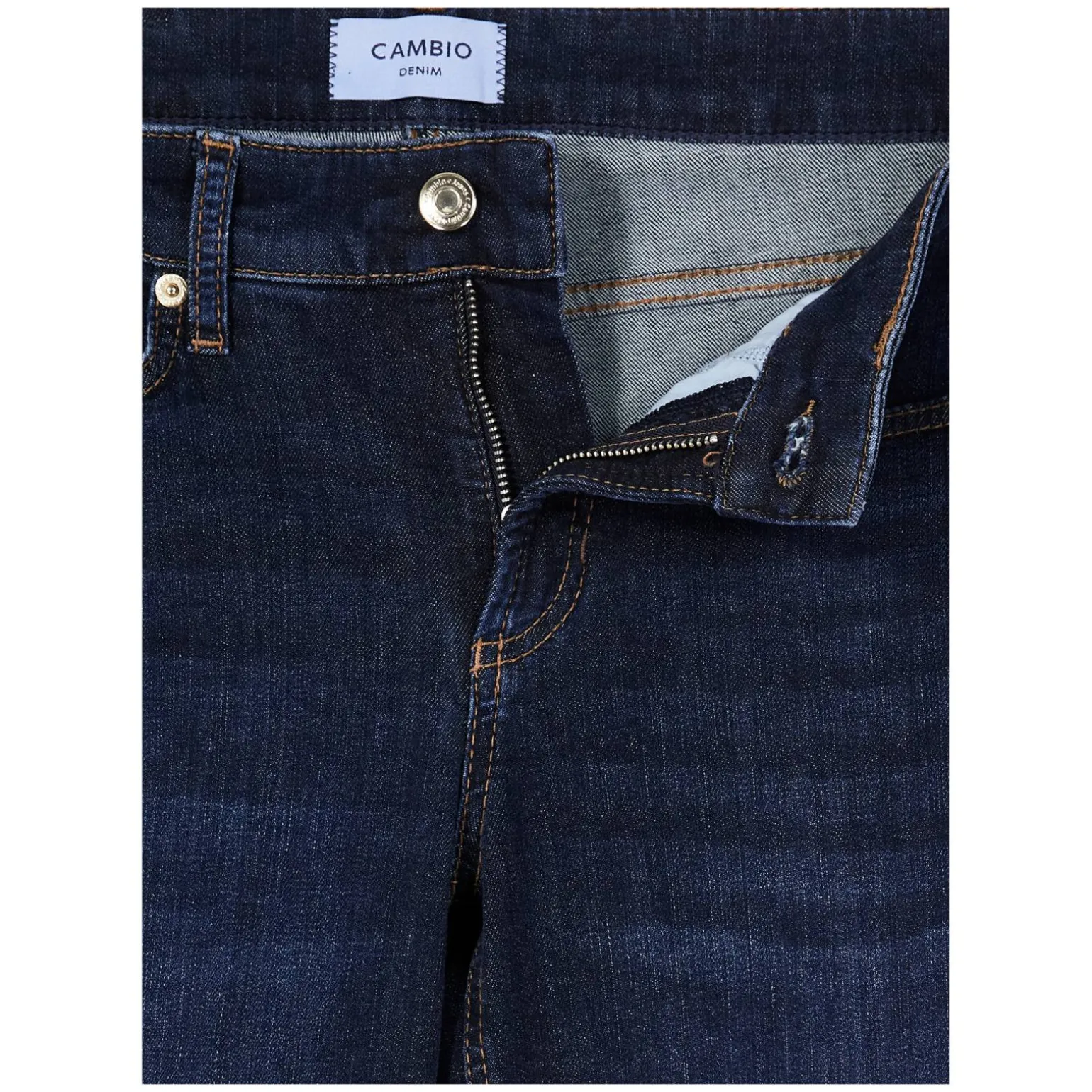Slim-Fit Jeans 'Piper Long' Dunkelblau