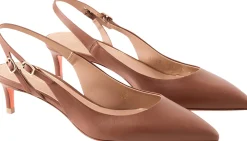 Slingback-Pumps 'Audrey' Hellbraun