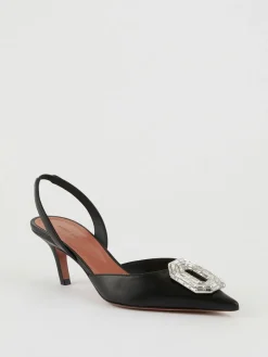 Slingback-Pumps 'Camelia' Schwarz
