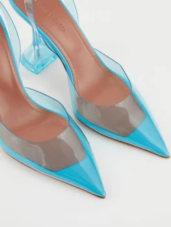 Slingback-Pumps 'Holli Glass' Blau