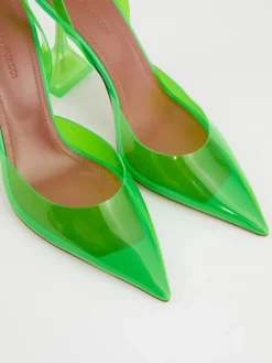 Slingback-Pumps 'Holli Glass' Grün