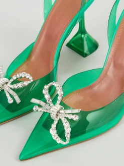 Slingback-Pumps 'Rosie Glass' Grün