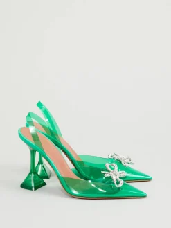 Slingback-Pumps 'Rosie Glass' Grün