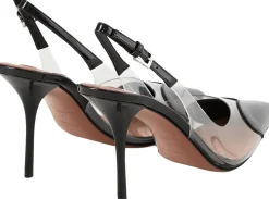 Slingback-Pumps '90' Schwarz
