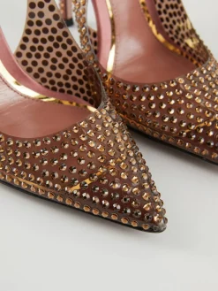 Slingback-Pumps 'Stella' in Braun