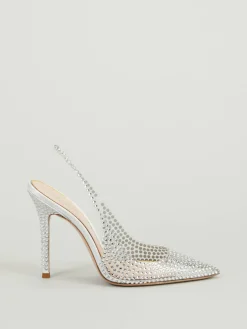 Slingback-Pumps 'Stella' Silber