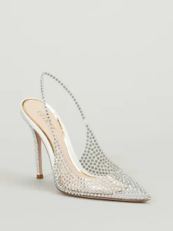 Slingback-Pumps 'Stella' Silber