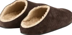 Slipper 'Hudson' aus Kalbsleder Dunkelbraun