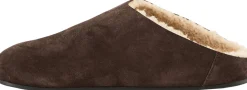 Slipper 'Hudson' aus Kalbsleder Dunkelbraun
