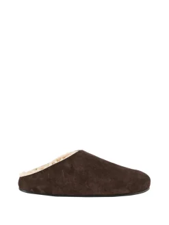 Slipper 'Hudson' aus Kalbsleder Dunkelbraun
