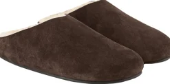 Slipper 'Hudson' aus Kalbsleder Dunkelbraun
