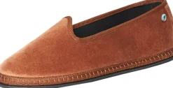 Slipper 'Modigliani' aus Samt Caramello