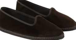 Slipper 'Modigliani' aus Samt Marrone Caranto