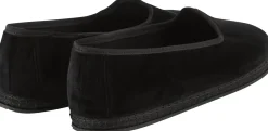 Slipper 'Modigliani' aus Samt Nero Tabarro