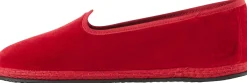 Slipper 'Modigliani' aus Samt Rosso Refosco