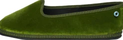 Slipper 'Modigliani' aus Samt Verde Asparago