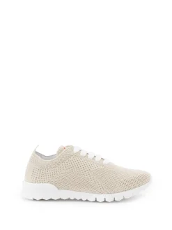 Sneaker aus Cashmere Beige