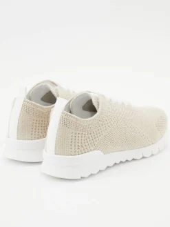 Sneaker aus Cashmere Beige