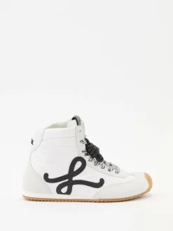 Sneaker 'Ballet Runner 2 High Top' Weiß/Schwarz