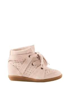 Sneaker 'Bobby' mit Keilabsatz Rosé