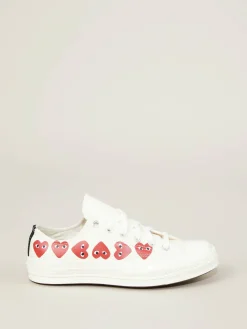 Sneaker 'Chuck Taylor Multi Heart 1970s OX' Weiß/Rot