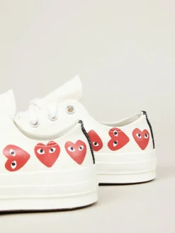 Sneaker 'Chuck Taylor Multi Heart 1970s OX' Weiß/Rot