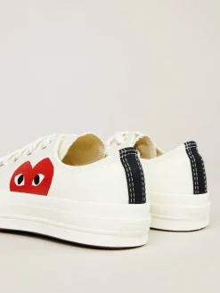 Sneaker 'Converse Chucks Low' Weiß/Rot