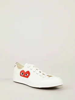Sneaker 'Converse Chucks Low' Weiß/Rot