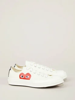 Sneaker 'Converse Chucks Low' Weiß/Rot