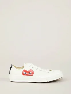 Sneaker 'Converse Chucks Low' Weiß/Rot