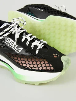 Sneaker mit Mesh-Einsatz Schwarz/Multi