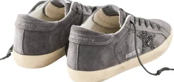 Sneaker 'Super-Star' aus Veloursleder Dunkelgrau