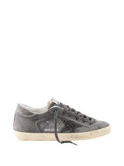 Sneaker 'Super-Star' aus Veloursleder Dunkelgrau