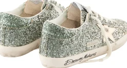 Sneaker 'Super-Star' Glitzer Silber
