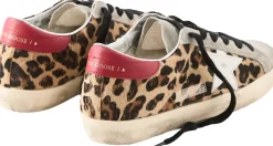 Sneaker 'Super-Star Leopard' Braun