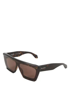 Sonnenbrille 'Mask 69' Dunkelbraun