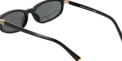 Sonnenbrille mit Logo Anthrazit