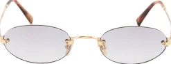 Sonnenbrille mit Logo Grau
