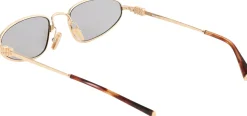 Sonnenbrille mit Logo Hellgrau