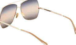 Sonnenbrille mit Verlaufsgläser Gold/Blau